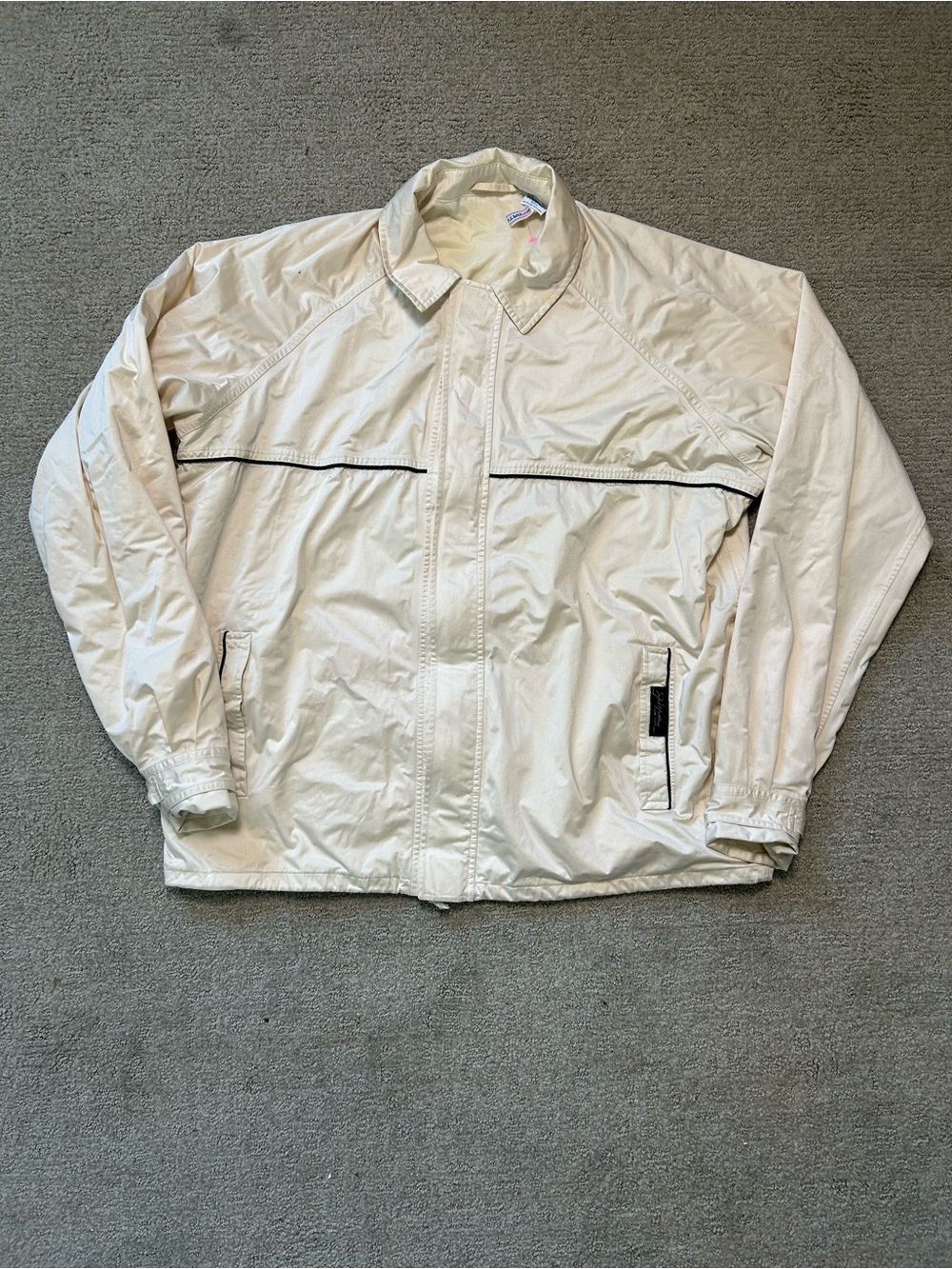 Vintage Jack Nicklaus Ivory Gore Tex Jacket Men's XL Windbreaker Full Zip